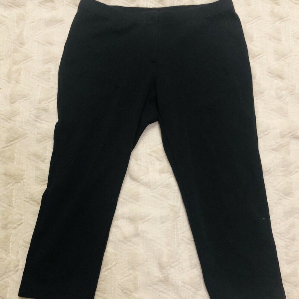 J. Jill Women's Light Weight Black Stretch Pant 10